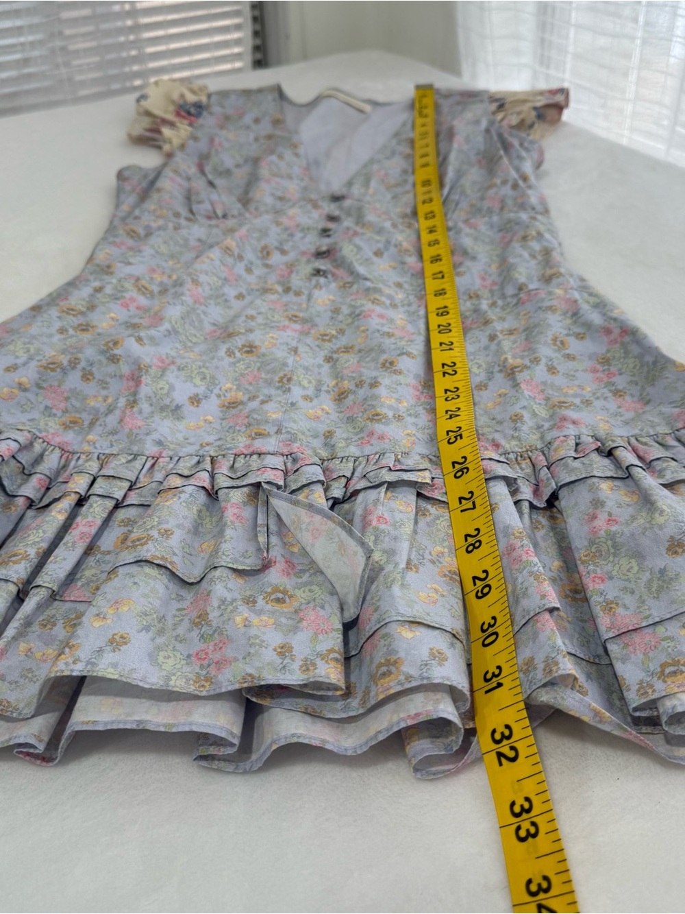 LoveShackFancy Arthur Mini Dress in Baby Blue Skies Size 2 Coquette Feminine - Picture 7 of 9